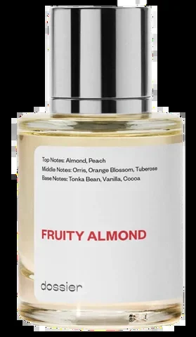 Dossier Fruity Almond parfüm şişesi