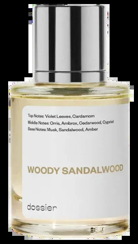Dossier Woody Sandalwood parfüm şişesi