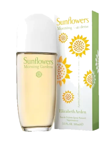 Elizabeth Arden Sunflowers Morning Gardens perfume bottle