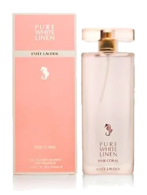 Estee Lauder Pure White Linen Pink Coral Estée Lauder perfume bottle