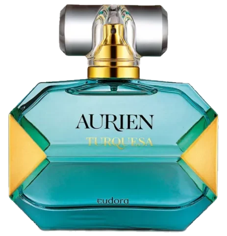 Eudora Aurien Turquesa perfume bottle