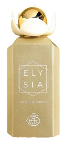 Fragrance World Elysia Sugar Patchouli parfüm şişesi