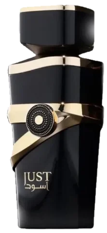 Fragrance World Just Aswad perfume bottle