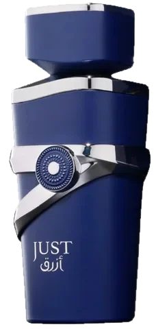 Fragrance World Just Azraq perfume bottle