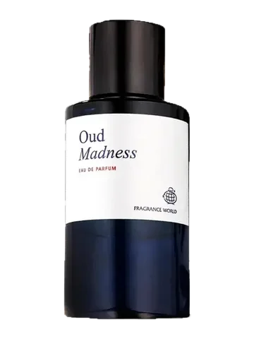 Fragrance World Oud Madness parfüm şişesi