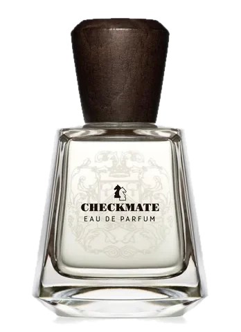Frapin Checkmate perfume bottle