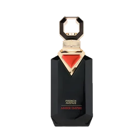 French Avenue Amber Empire perfume bottle