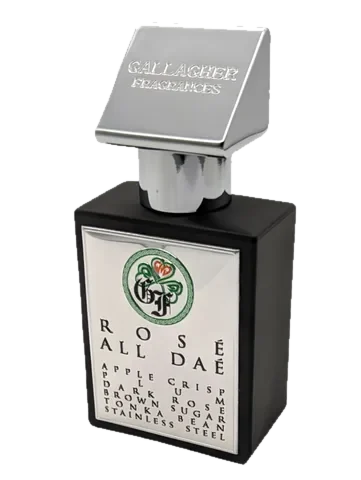 Gallagher Fragrances Rosé All Daé perfume bottle
