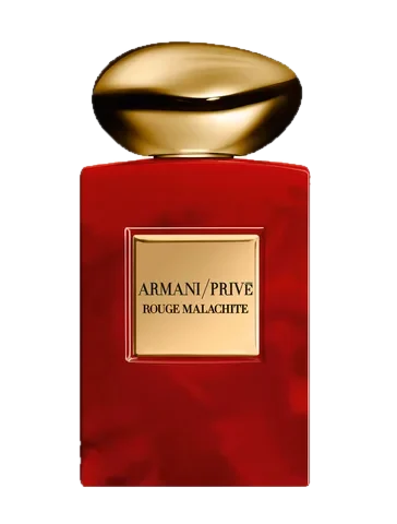 Giorgio Armani Rouge Malachite Limited Edition L'Or de Russie perfume bottle