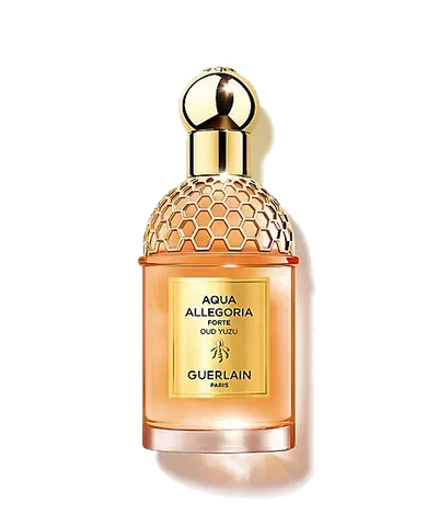 Guerlain Aqua Allegoria Forte Oud Yuzu perfume bottle