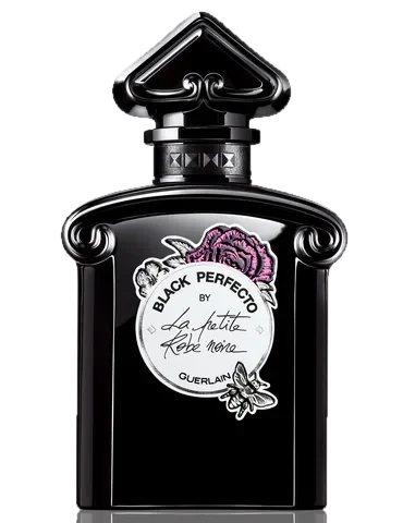 Guerlain Black Perfecto by La Petite Robe Noire Eau de Toilette Florale perfume bottle