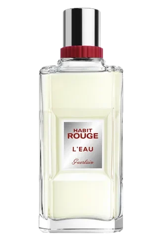 Guerlain Habit Rouge L'Eau perfume bottle