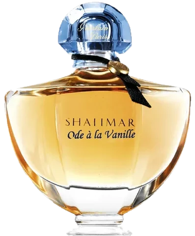 Guerlain Shalimar Ode a la Vanille Sur la route de Madagascar parfüm şişesi