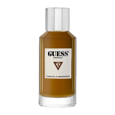 Guess Type 3: Tobacco & Amberwood parfüm şişesi