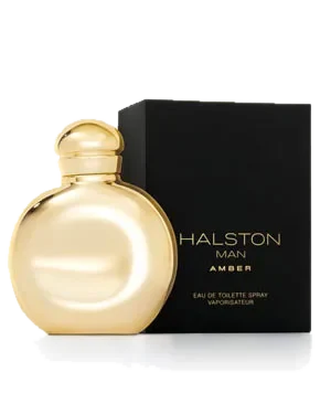 Halston Man Amber perfume bottle