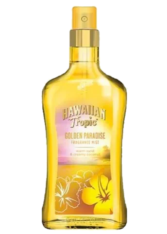 Hawaiian Tropic Golden Paradise perfume bottle