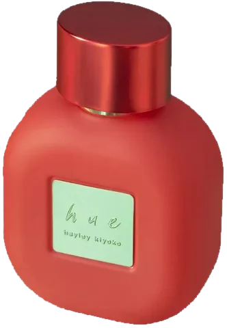 Hayley Kiyoko Hue perfume bottle
