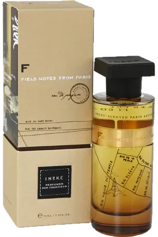 Ineke Field Notes From Paris perfume bottle