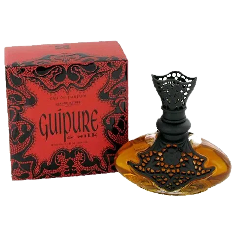 Jeanne Arthes Guipure & Silk perfume bottle