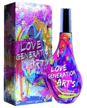 Jeanne Arthes Love Generation Art's perfume bottle