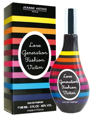 Jeanne Arthes Love Generation Fashion Victim perfume bottle