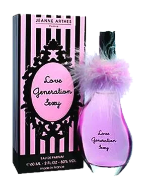 Jeanne Arthes Love Generation Sexy perfume bottle