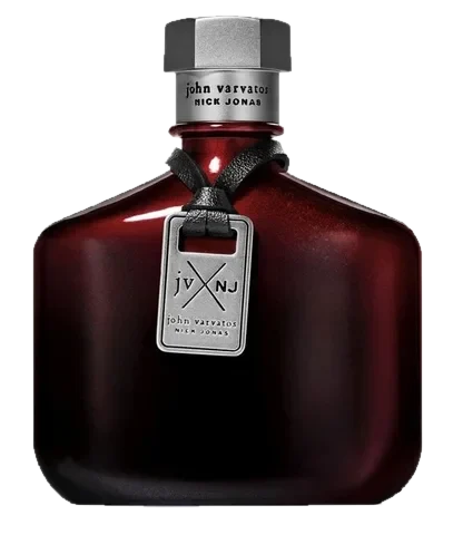 John Varvatos JV x NJ Crimson perfume bottle