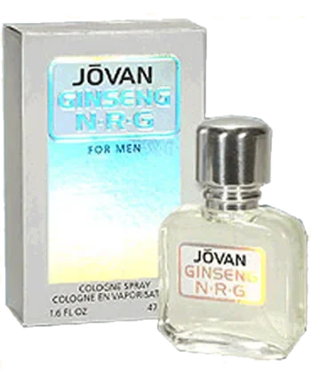 Jovan Ginseng NRG parfüm şişesi