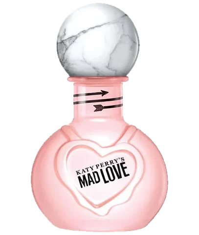 Katy Perry 's Mad Love perfume bottle