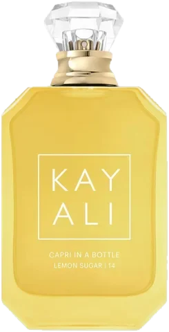 Kayali Fragrances Capri in a Bottle Lemon Sugar | 14 Eau de Parfum perfume bottle