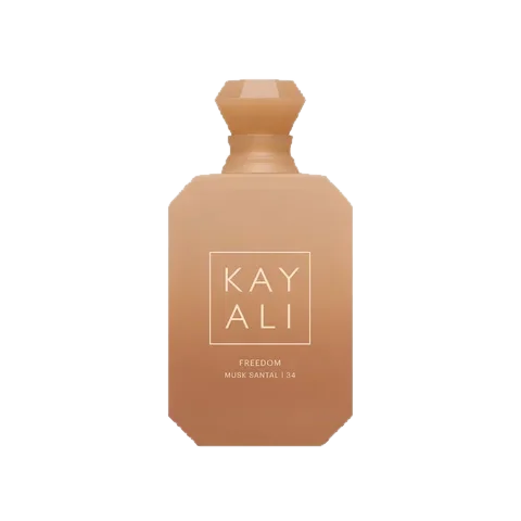 Kayali Fragrances Freedom Musk Santal | 34 Eau de Parfum perfume bottle