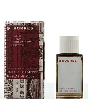 Korres Iris Lily of the Valley Cotton parfüm şişesi