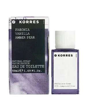 Korres Peonia Vanilla Amber Pear parfüm şişesi