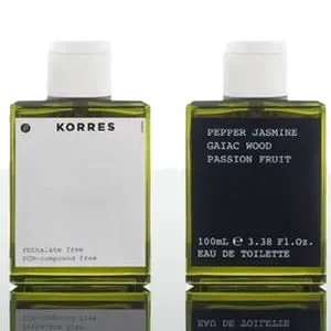 Korres Pepper Jasmine Gaiac Wood Passion Fruit parfüm şişesi
