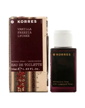 Korres Vanilla Freesia Lychee parfüm şişesi