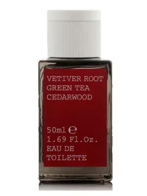 Korres Vetiver Root Green Tea Cedarwood parfüm şişesi