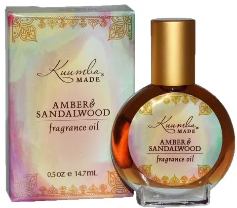 Kuumba Made Amber & Sandalwood perfume bottle