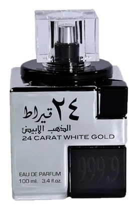 Lattafa Perfumes 24 Carat White Gold parfüm şişesi