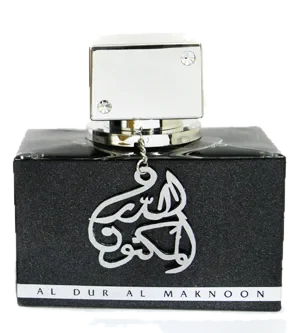 Lattafa Perfumes Al Dur Al Maknoon Silver parfüm şişesi