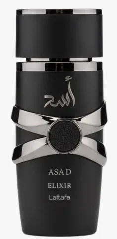 Lattafa Perfumes Asad Elixir perfume bottle