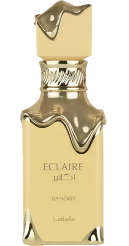 Lattafa Perfumes Eclaire Banoffi parfüm şişesi