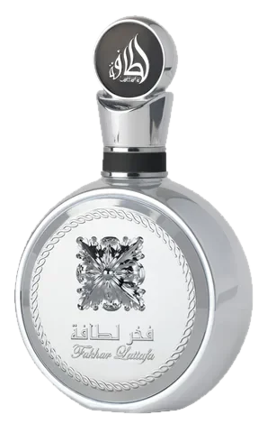 Lattafa Perfumes Fakhar Platin perfume bottle