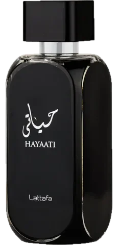 Lattafa Perfumes Hayaati perfume bottle