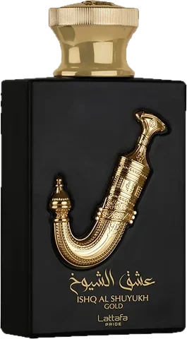 Lattafa Perfumes Ishq Al Shuyukh Gold parfüm şişesi