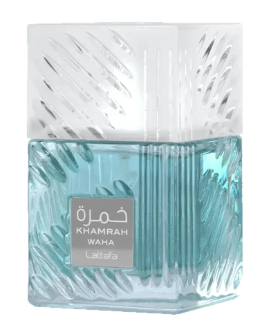 Lattafa Perfumes Khamrah Waha perfume bottle