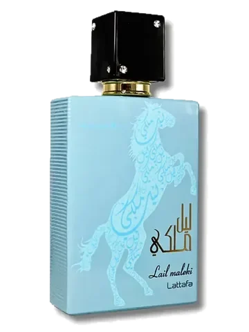 Lattafa Perfumes Lail Maleki Moroccan Blue parfüm şişesi