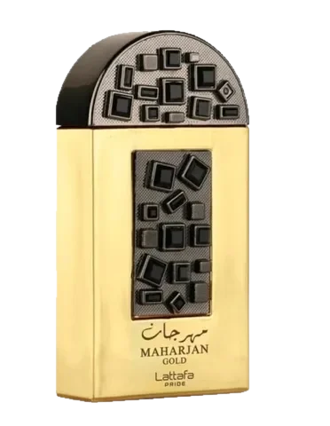 Lattafa Perfumes Maharjan Gold parfüm şişesi