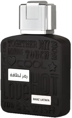 Lattafa Perfumes Ramz Lattafa Silver perfume bottle