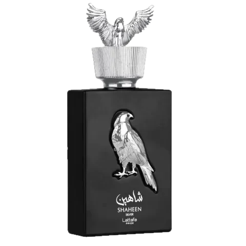 Lattafa Perfumes Shaheen Silver parfüm şişesi