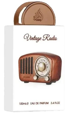 Lattafa Perfumes Vintage Radio perfume bottle